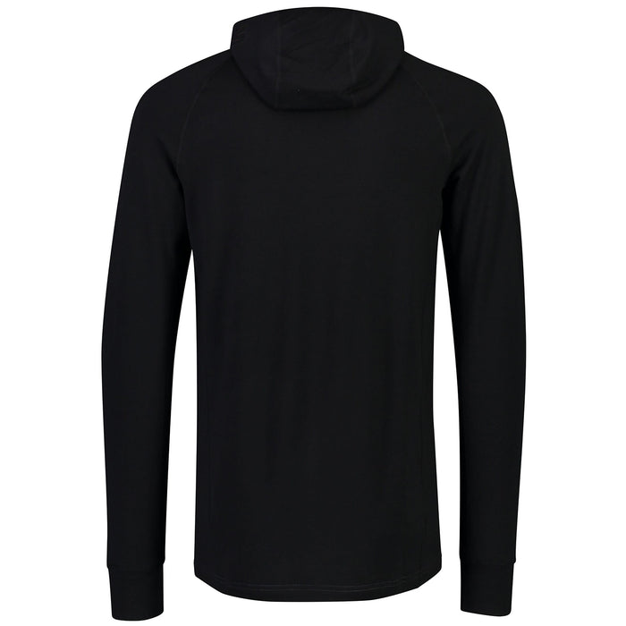 MONS ROYALE Traverse Midi Full Zip Hoodie Black/9 Iron
