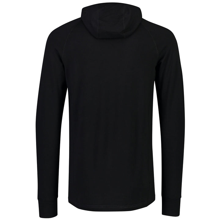 MONS ROYALE Traverse Midi Full Zip Hoodie Black/9 Iron