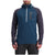 MONS ROYALE Traverse Midi Half Zip Hoodie Atlantic/9 Iron