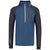 MONS ROYALE Traverse Midi Half Zip Hoodie Atlantic/9 Iron