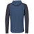 MONS ROYALE Traverse Midi Half Zip Hoodie Atlantic/9 Iron