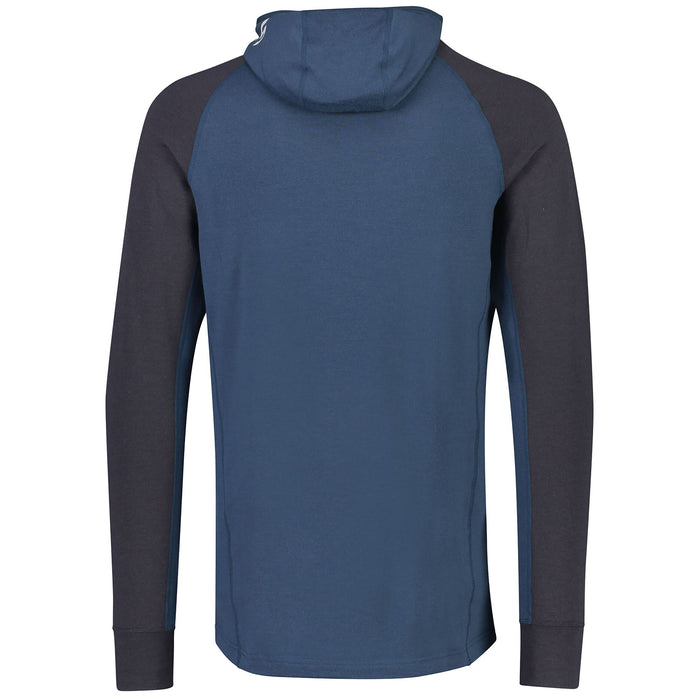 MONS ROYALE Traverse Midi Half Zip Hoodie Atlantic/9 Iron