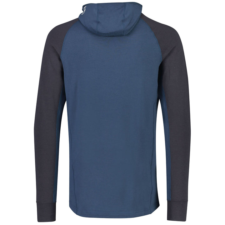 MONS ROYALE Traverse Midi Half Zip Hoodie Atlantic/9 Iron