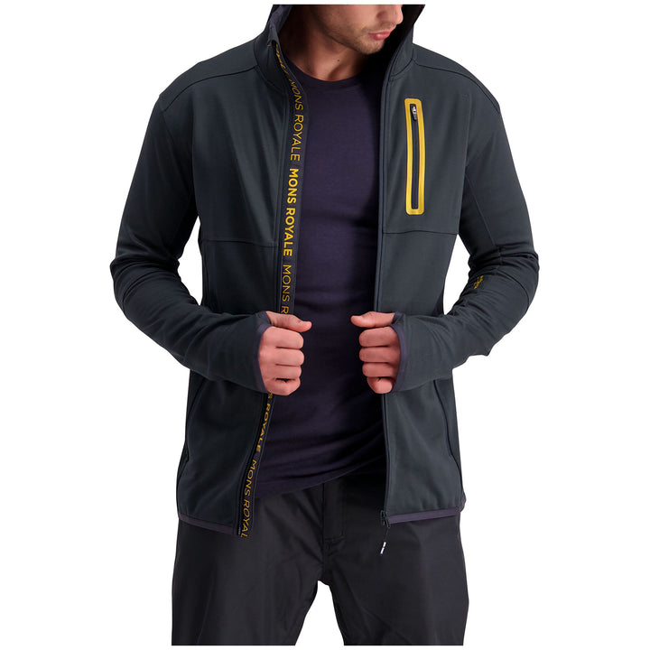 MONS ROYALE Approach Tech Mid Hoodie 9 Iron