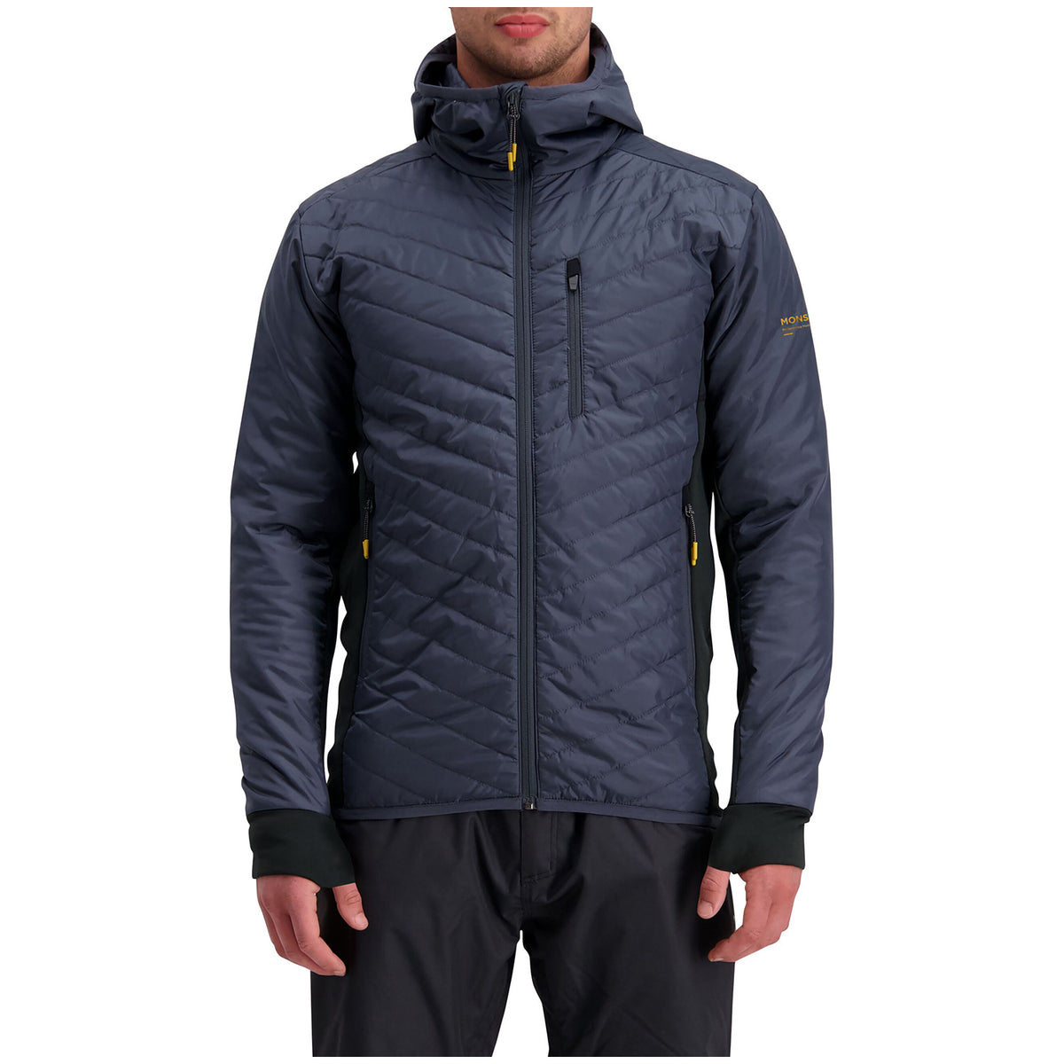 MONS ROYALE Arete Insulation Hoodie Gunmetal