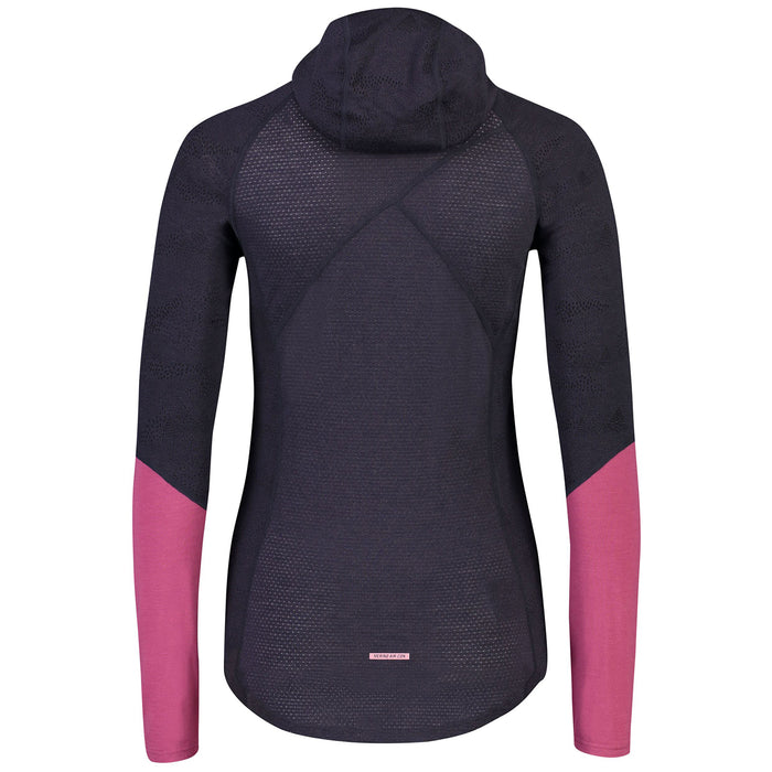 MONS ROYALE Bella Tech Flex Hood - Women's 9 Iron Micro/Rosewood