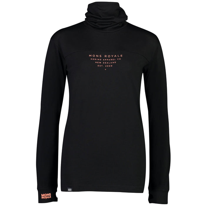 MONS ROYALE Yotei BF High Neck Top - Women's Black