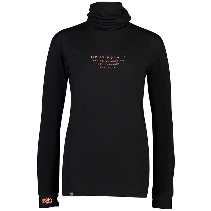 MONS ROYALE Yotei BF High Neck Top - Women's Black