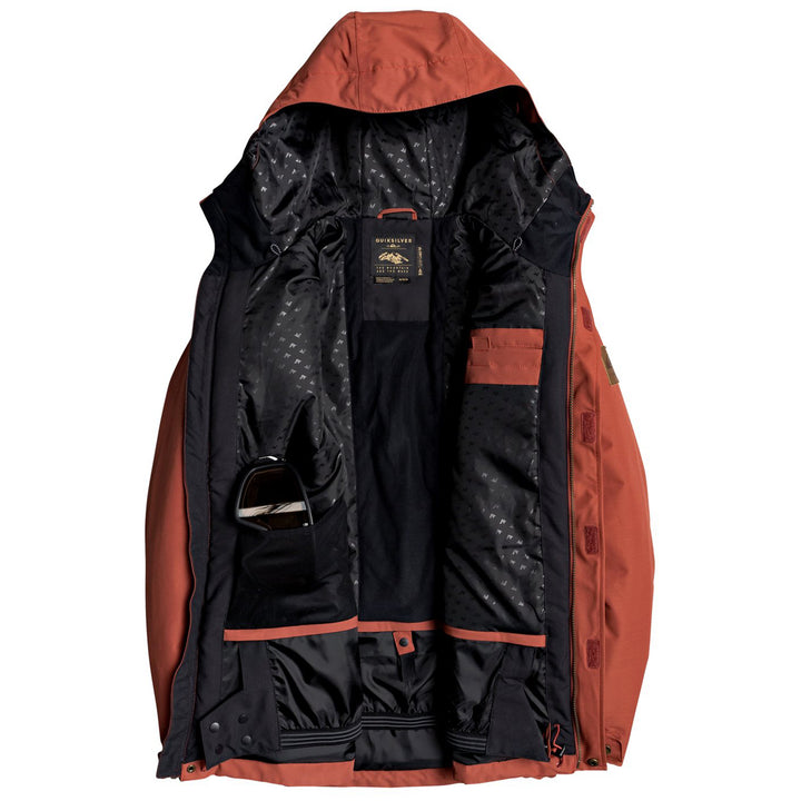 Quiksilver Raft Jacket Barn Red