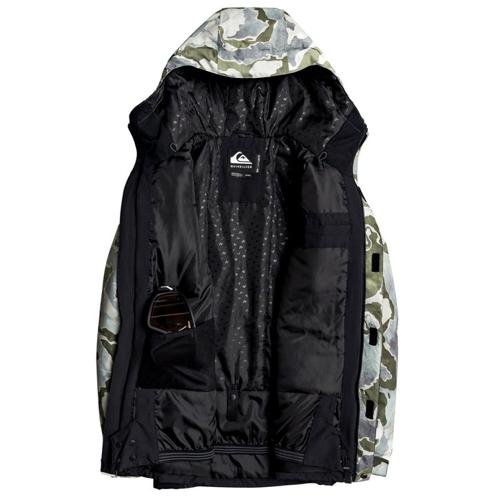 Quiksilver Mission Printed Block Jacket Grape Leaf Siredwards