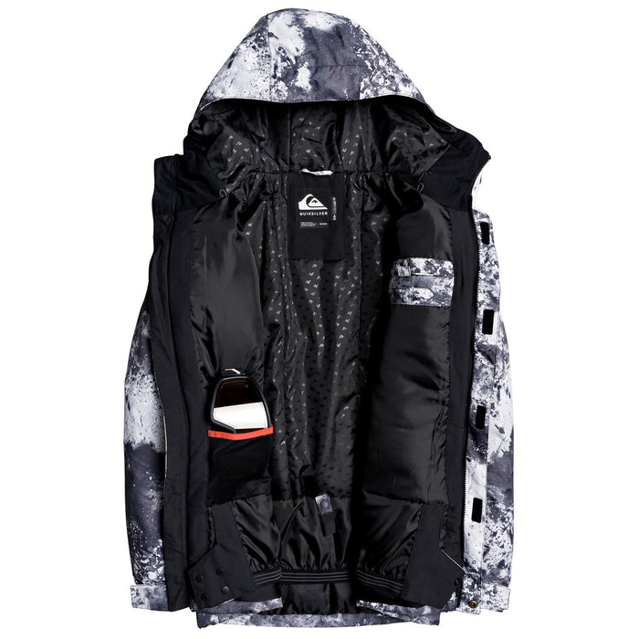 Quiksilver Mission Printed Jacket Castle Rock Splash