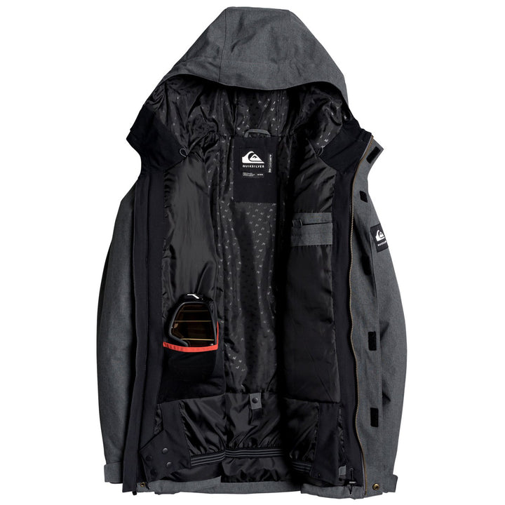 Quiksilver Mission Jacket Black Heather