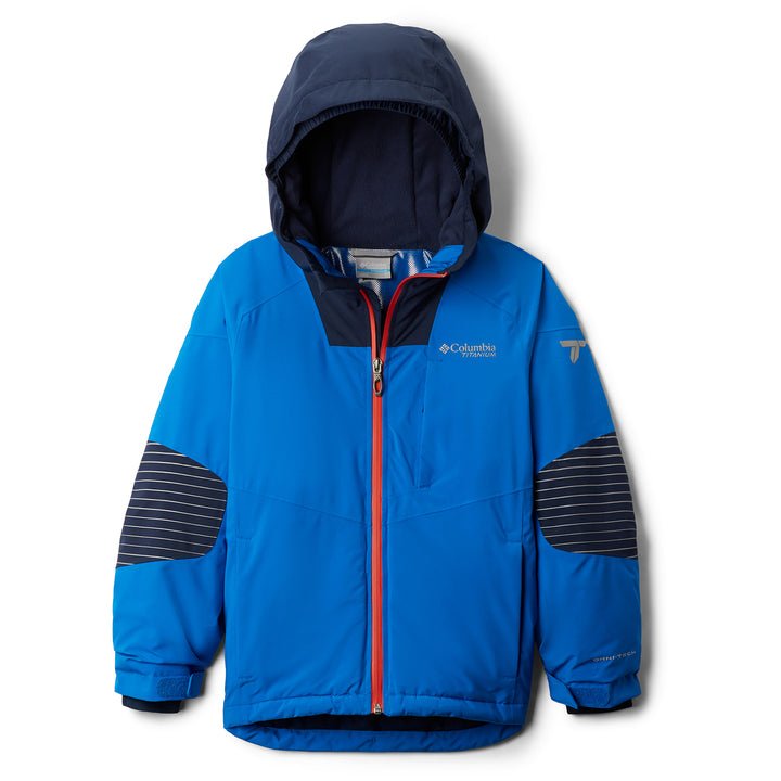 Columbia Rad to the Bone II Jacket - Big Kids' Super Blue/Collegiate Navy/State Orange