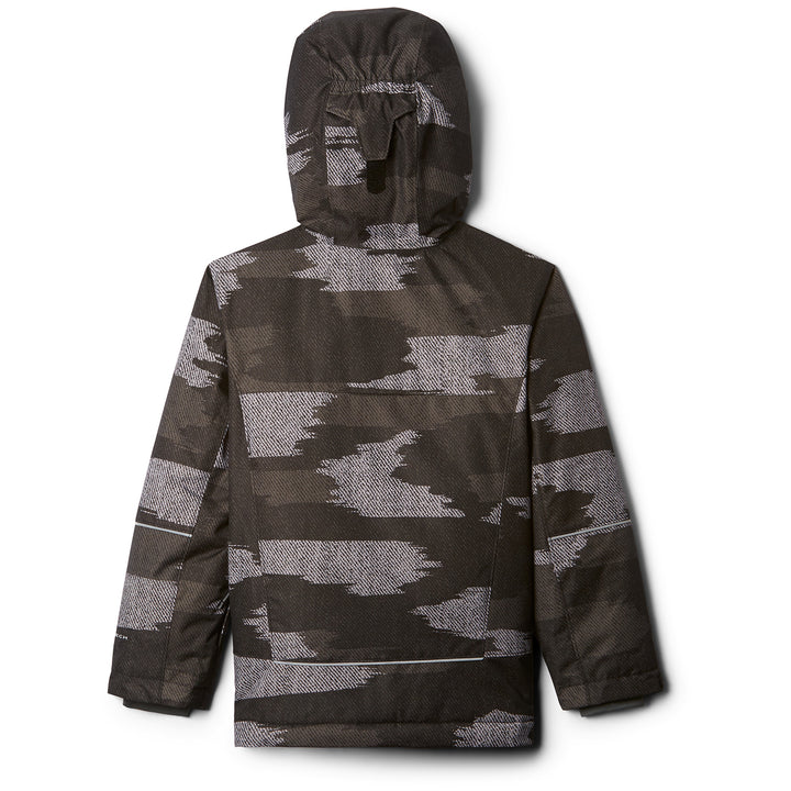 Columbia Mighty Mogul Jacket - Boys' Black Brushed Camo Texture/Grill