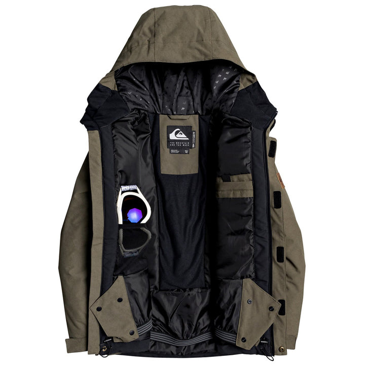 Quiksilver Raft Jacket - Boys' Grape Leaf
