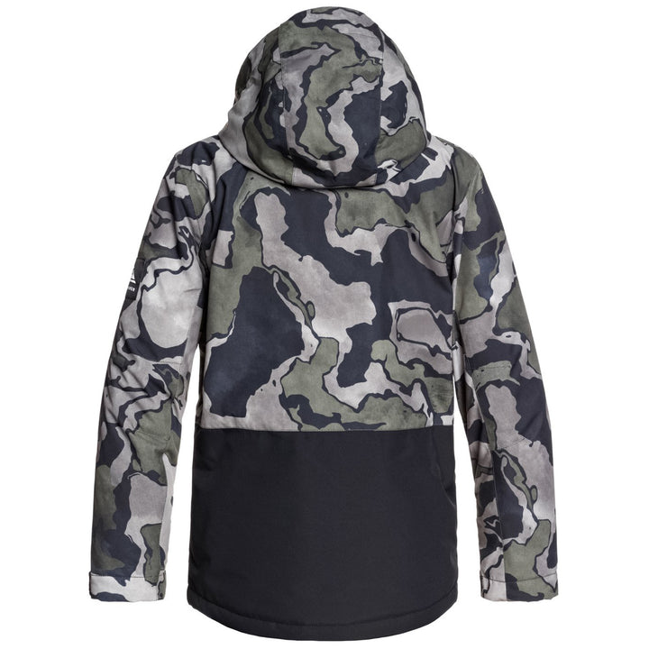 Quiksilver Mission Block Jacket - Boys' Black Sir Edwards