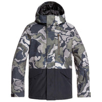 Quiksilver Mission Block Jacket - Boys' Black Sir Edwards::Black Sir Edwards