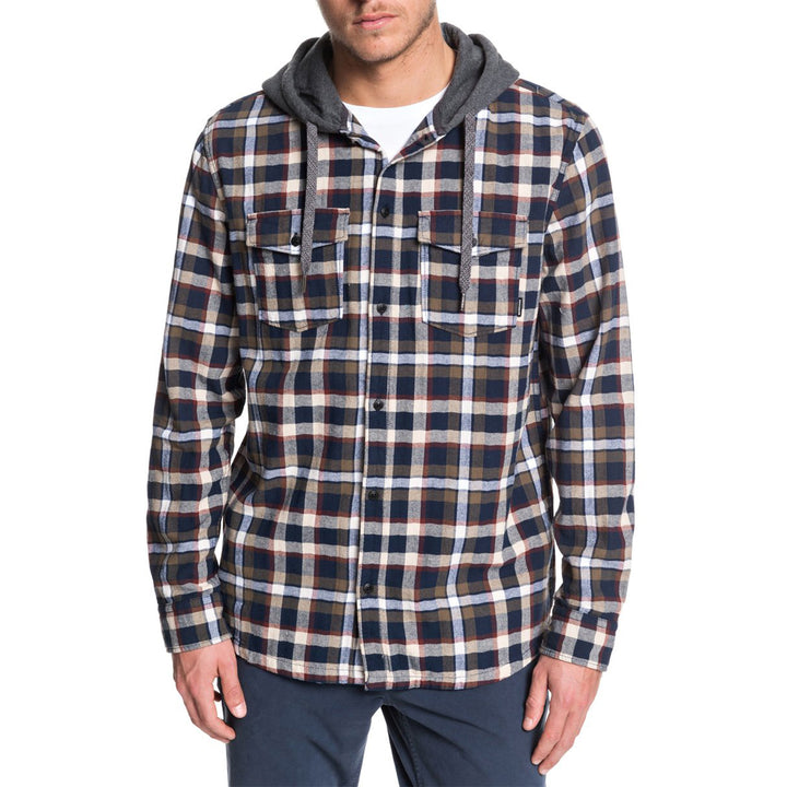 Quiksilver Snap Up Hoodie Sky Captain Snap Up