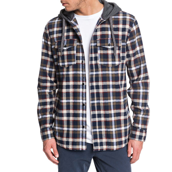 Quiksilver Snap Up Hoodie Sky Captain Snap Up