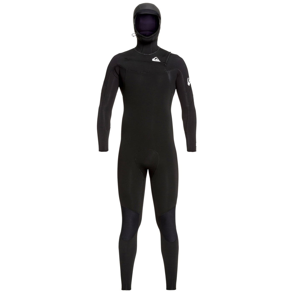 Quiksilver 5/4/3 Syncro Chest Zip GBS Hooded Wetsuit Black/White
