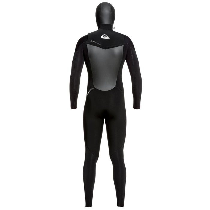 Quiksilver 5/4/3 Syncro Chest Zip GBS Hooded Wetsuit Black/White