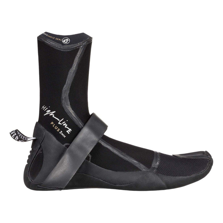Quiksilver 3mm Highline+ Split Toe Wetsuit Boots Black