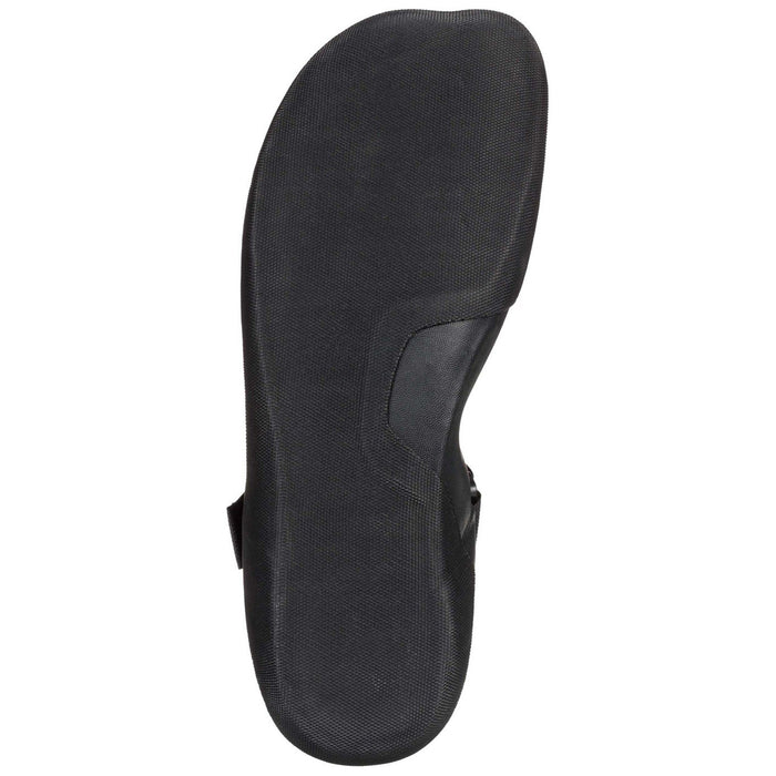 Quiksilver 3mm Syncro Round Toe Wetsuit Boots Black