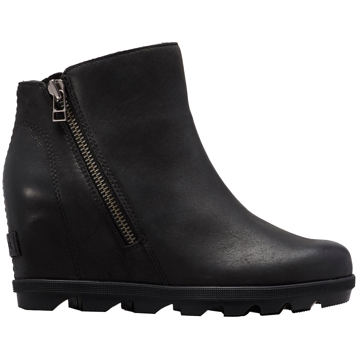Sorel Joan of Arctic Wedge II Zip Boots - Women's Black