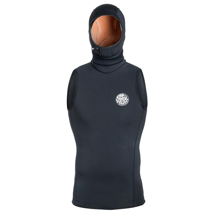 Rip Curl Flashbomb Hooded Wetsuit Vest Black