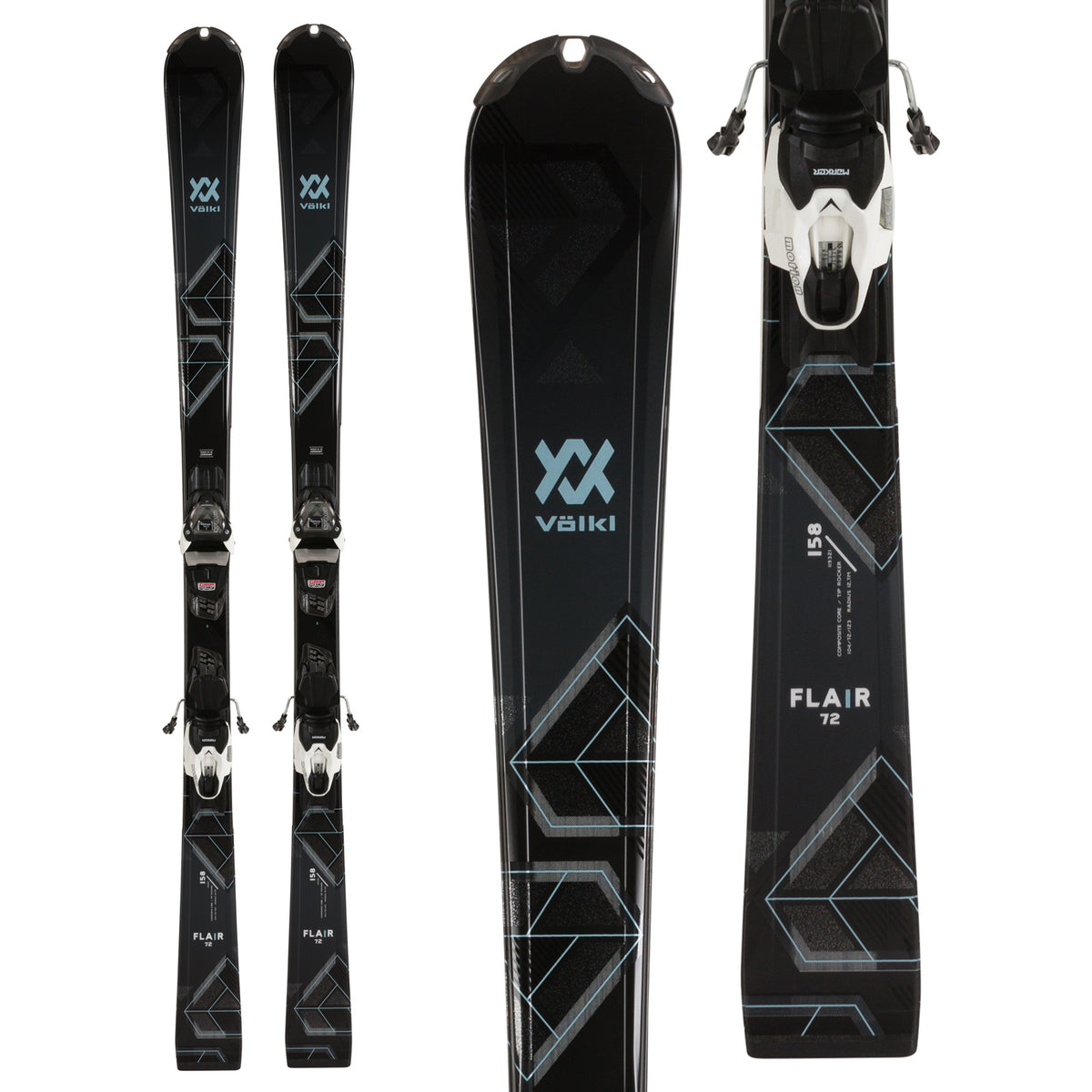 Völkl Flair 72 Skis + vMotion 10 GW Bindings - Women's 2020