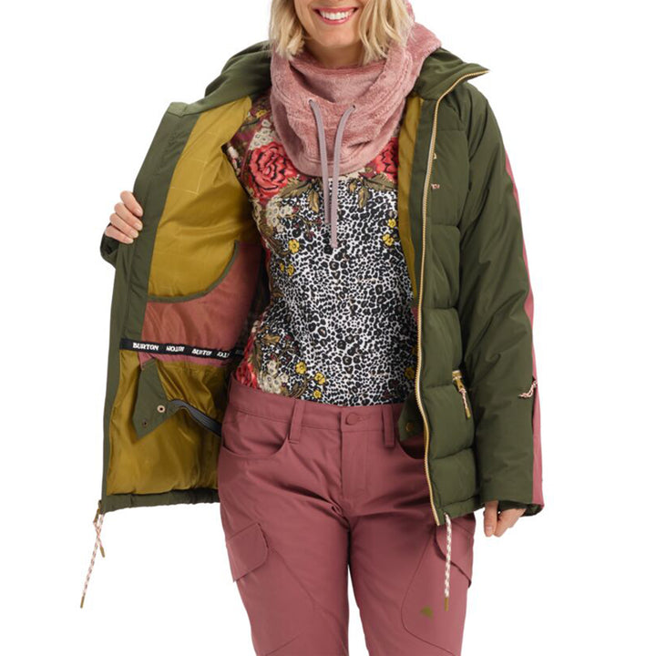 Burton Keelan Jacket - Women's Forest Night/Rose Brown