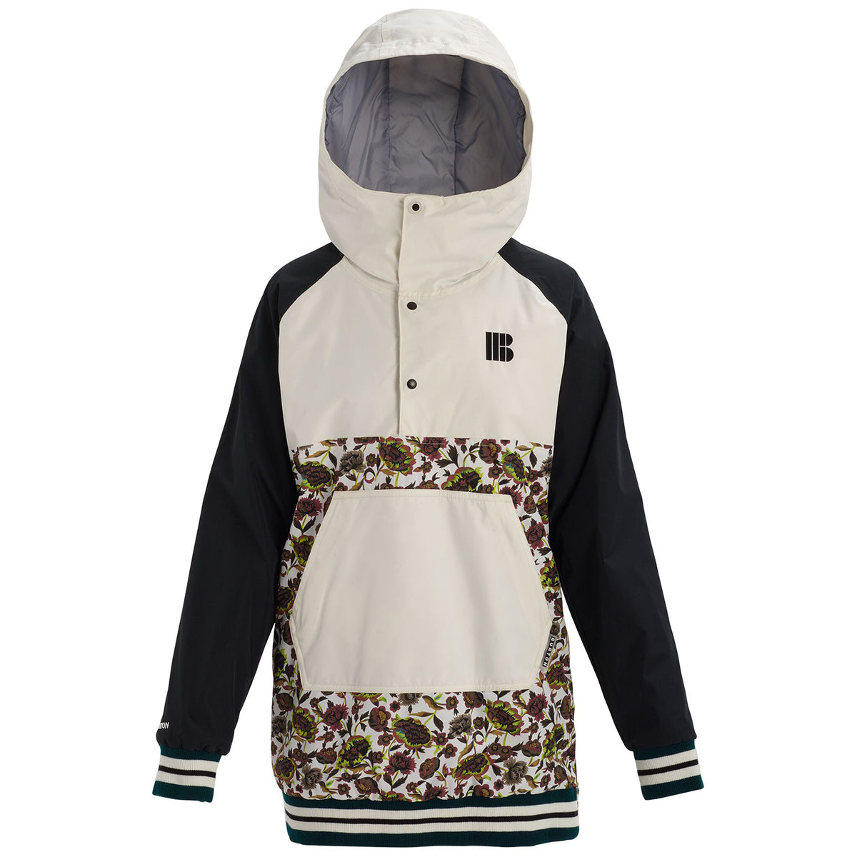 Burton Loyle Anorak - Women's True Black/Stout White/Whit Floral