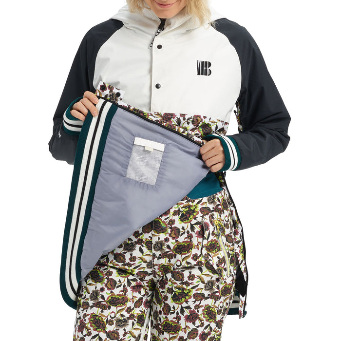 Burton Loyle Anorak - Women's True Black/Stout White/Whit Floral