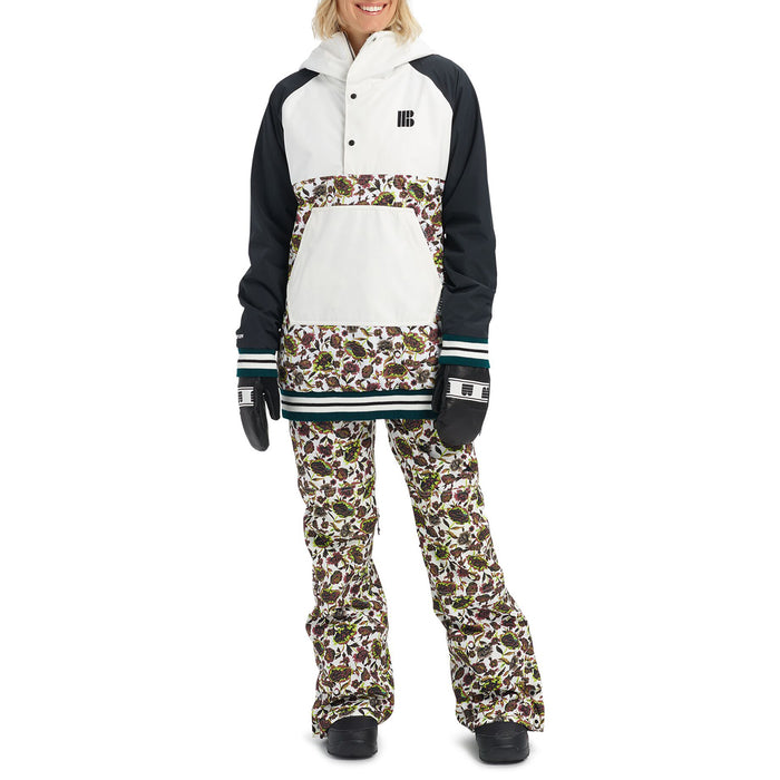 Burton Loyle Anorak - Women's True Black/Stout White/Whit Floral
