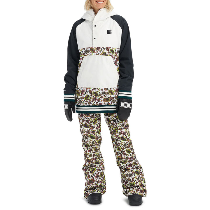 Burton Loyle Anorak - Women's True Black/Stout White/Whit Floral