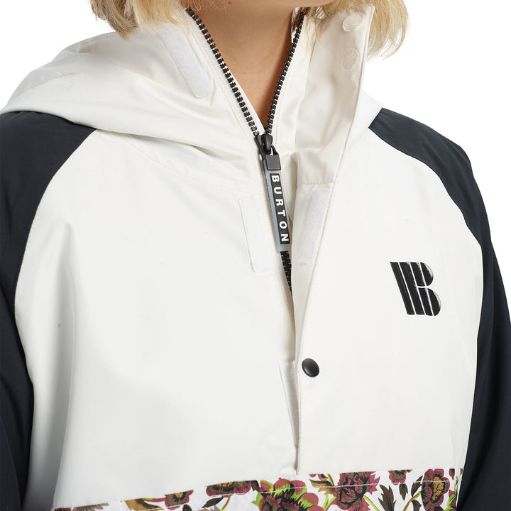 Burton Loyle Anorak - Women's True Black/Stout White/Whit Floral