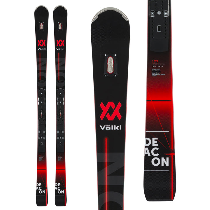 Völkl Deacon 74 Pro Skis + rMotion2 12 GW Bindings 2019