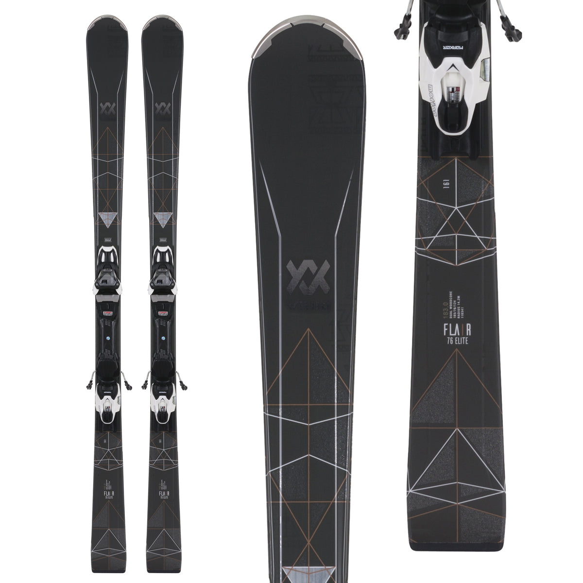 Völkl Flair 76 Elite Skis + vMotion 10 GW Bindings - Women's 2019