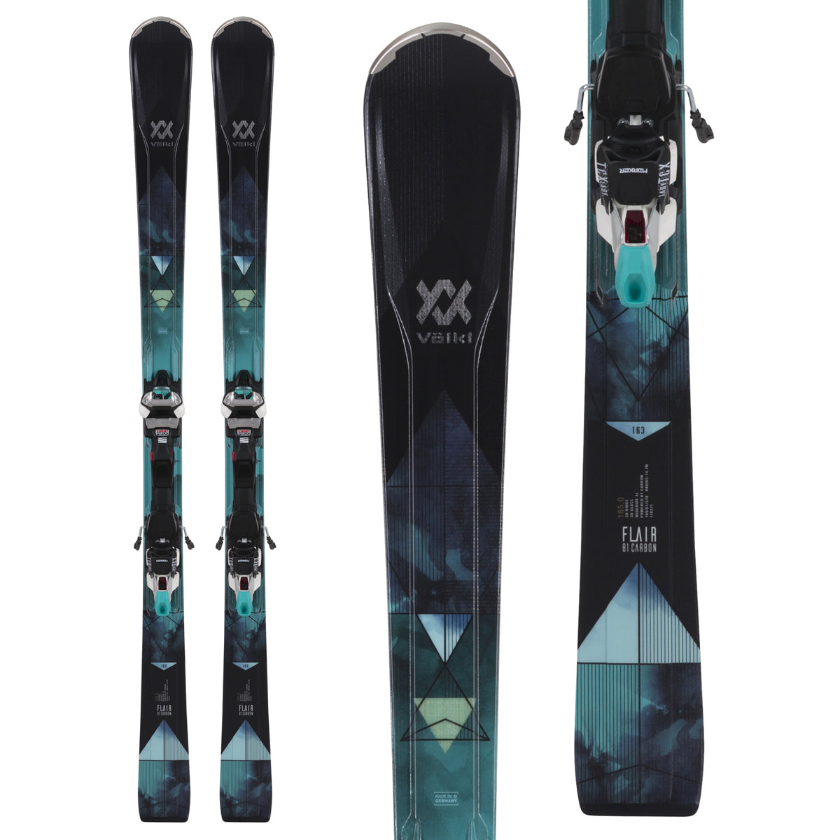 Völkl Flair 81 Carbon Skis + WR XL 11 TCX GW Bindings - Women's 2019