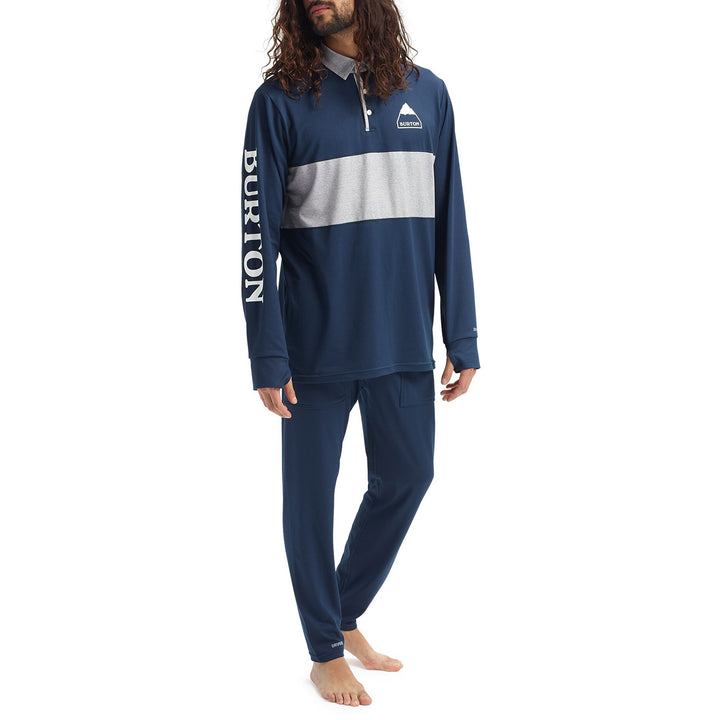Burton Midweight Rugby Shirt Dress Blue