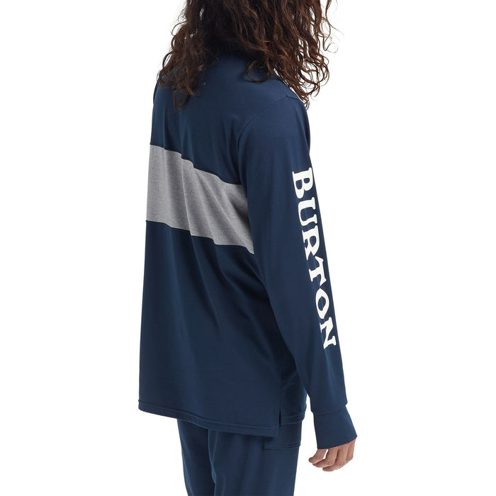 Burton Midweight Rugby Shirt Dress Blue