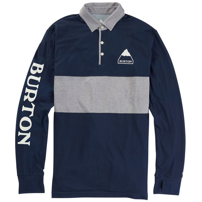 Burton Midweight Rugby Shirt Dress Blue