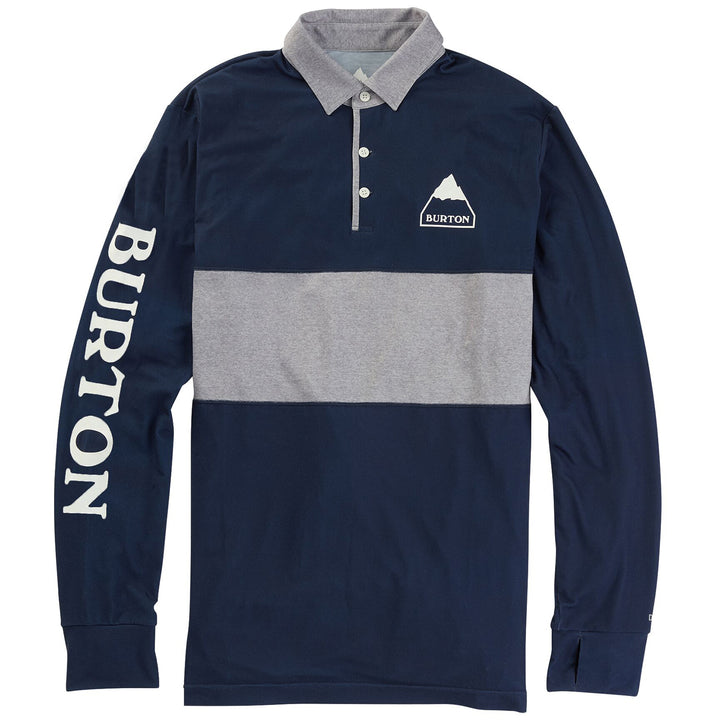 Burton Midweight Rugby Shirt Dress Blue