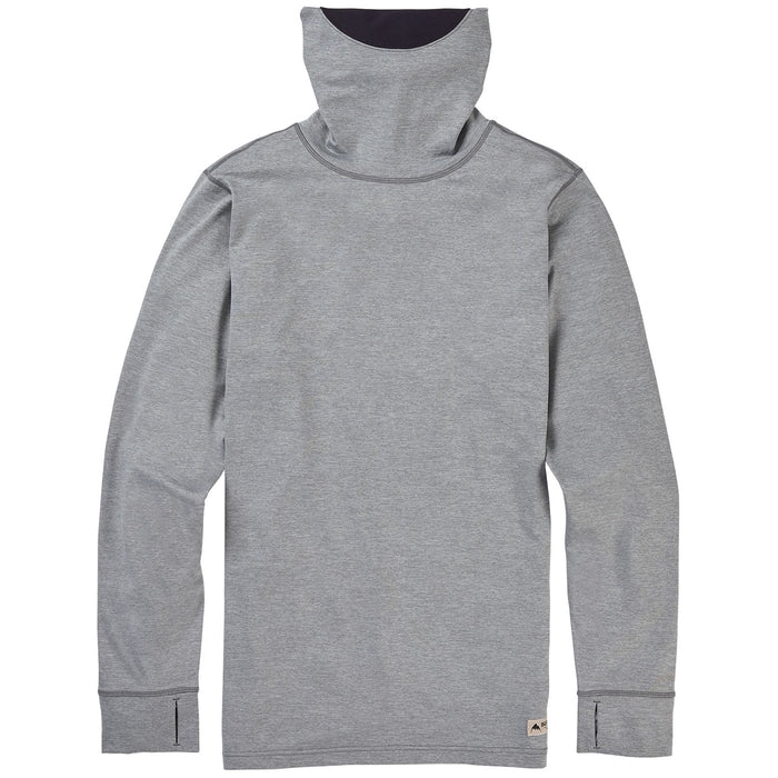 Burton Midweight Long Neck Top Monument Heather