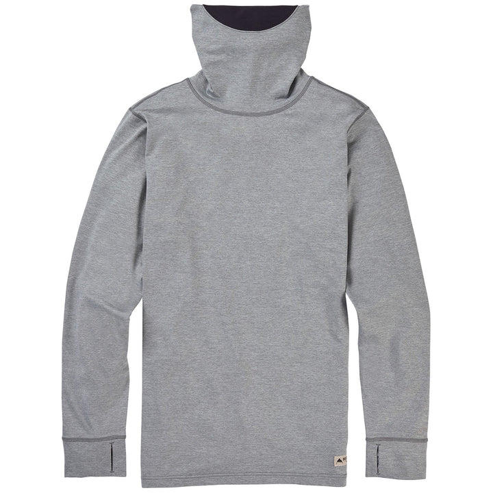 Burton Midweight Long Neck Top Monument Heather