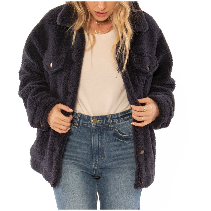 Amuse Society Shea Sherpa Jacket - Women's Ink