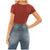 Amuse Society Simone Knit Bodysuit - Women's Fig
