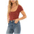 Amuse Society Simone Knit Bodysuit - Women's Fig