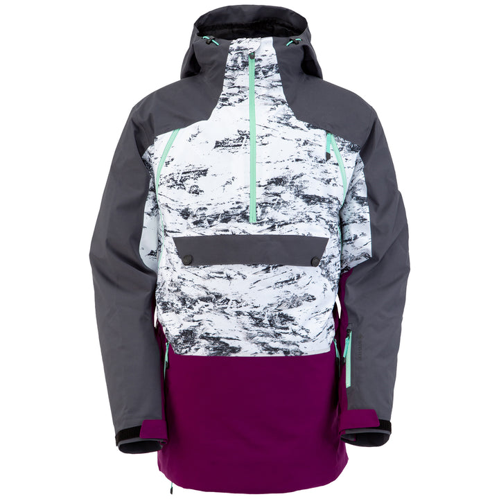 Spyder Tenmile GORE-TEX Anorak Granite Print White