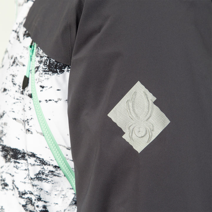 Spyder Tenmile GORE-TEX Anorak Granite Print White